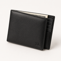 Leather Cardholder Wallet - Black