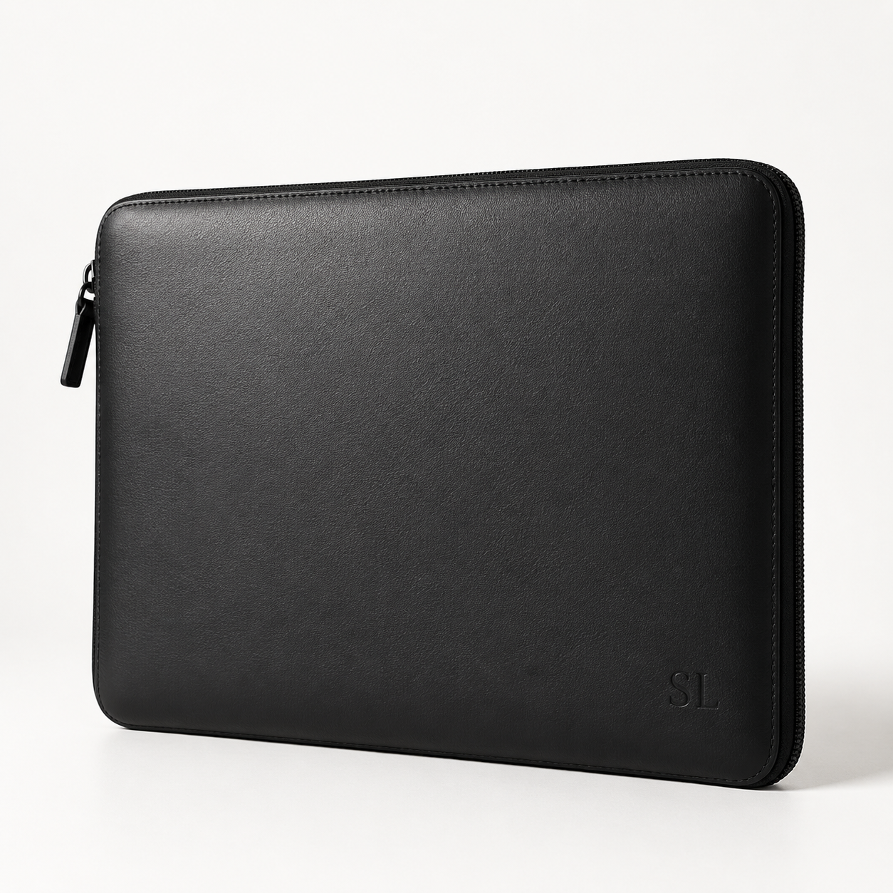 Leather Laptop Sleeve 13" - Black