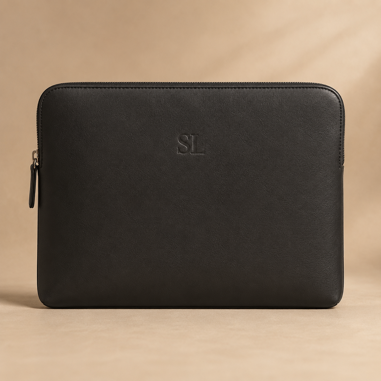 Leather Laptop Case 14" - Black
